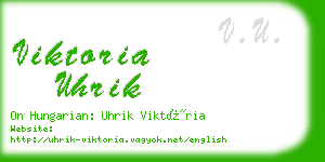 viktoria uhrik business card